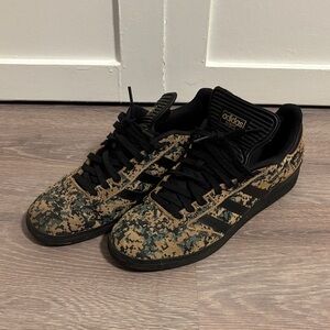 Adidas Digital Camo Sneakers with Black Accents